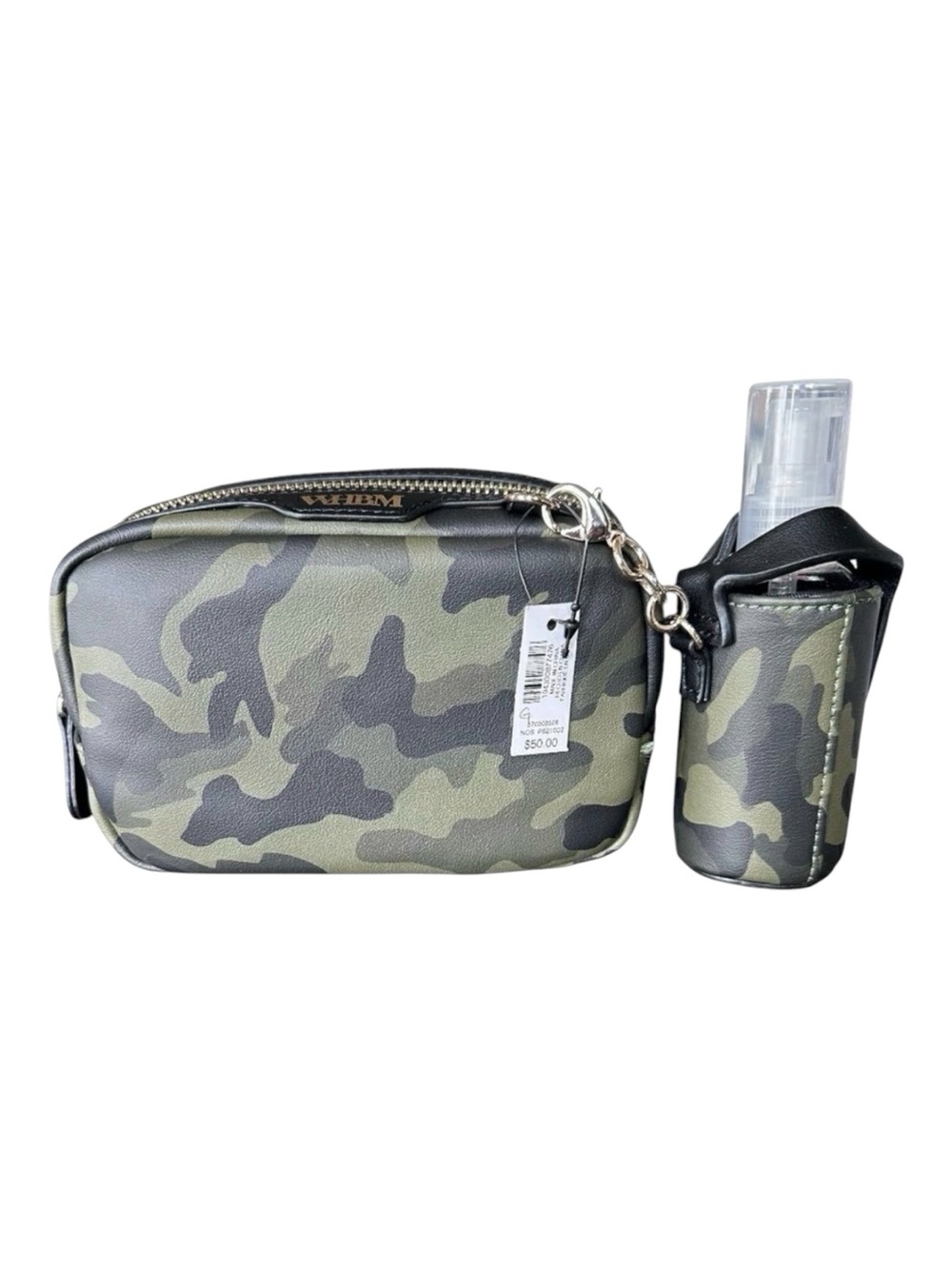 White House Black Market Camo Travel Cosmetic Pouch Set NWT